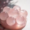 Virgo with Aries，Pink seven-star array, natural crystal