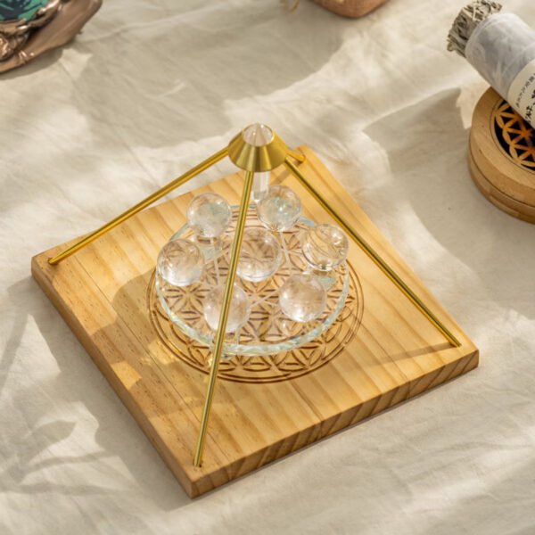 Cancer and Capricorn，White crystal 7 star array, energy amplifier