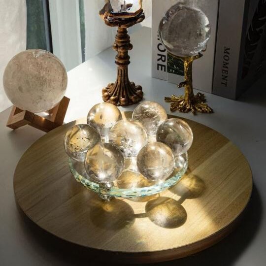 Cancer and Capricorn，White crystal 7 star array, energy amplifier