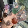 Multi-color crystal array good luck