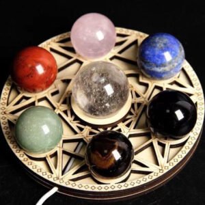 Multi-color crystal array good luck