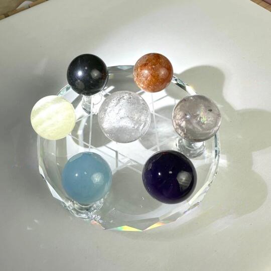 zixuan (5) Multi-color crystal array good luck