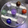 Multi-color crystal array good luck