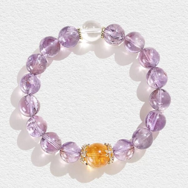 Amethyst Bracelet | Selected Rough Stones | Balance Body and Mind | Women's Jewelry