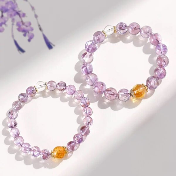 Amethyst Bracelet | Selected Rough Stones | Balance Body and Mind | Women's Jewelry