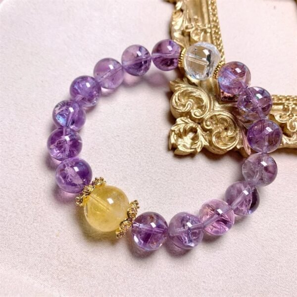 Amethyst Bracelet | Selected Rough Stones | Balance Body and Mind | Women's Jewelry