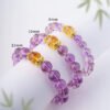 Amethyst Bracelet | Selected Rough Stones | Balance Body and Mind | Women's Jewelry