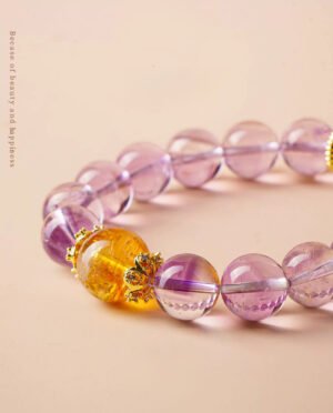 Amethyst Bracelet | Selected Rough Stones | Balance Body and Mind | Women's Jewelry