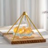 Golden crystal 7 star array, tiger eye crystal array, Gemini and Leo