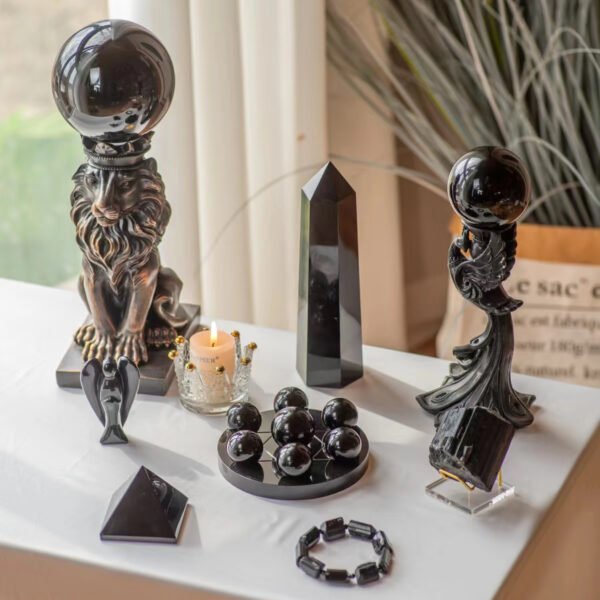 Crystal 7 Star Array, Obsidian Array, Taurus Crystal