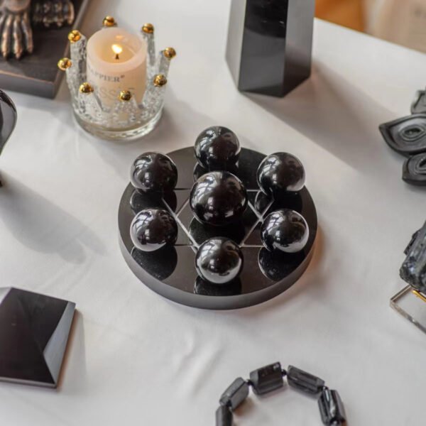 Crystal 7 Star Array, Obsidian Array, Taurus Crystal