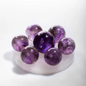 Scorpio and Sagittarius, purple crystal energy field, seven star array