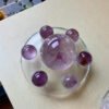Scorpio and Sagittarius, purple crystal energy field, seven star array