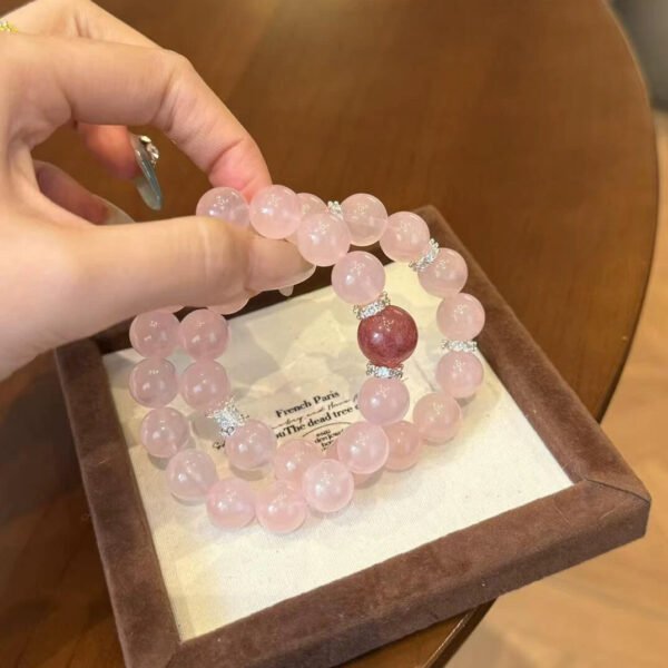 配饰 (5) Natural Rose Quartz Crystal – Love & Healing Stone